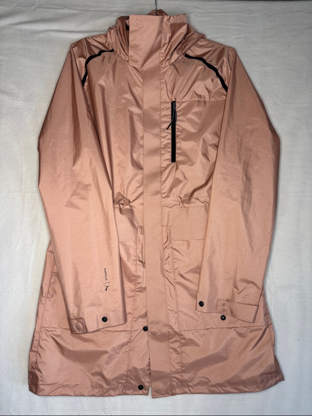 Puma x Stampd Collab Pink Mesh-Lined Jacket Size: Medium